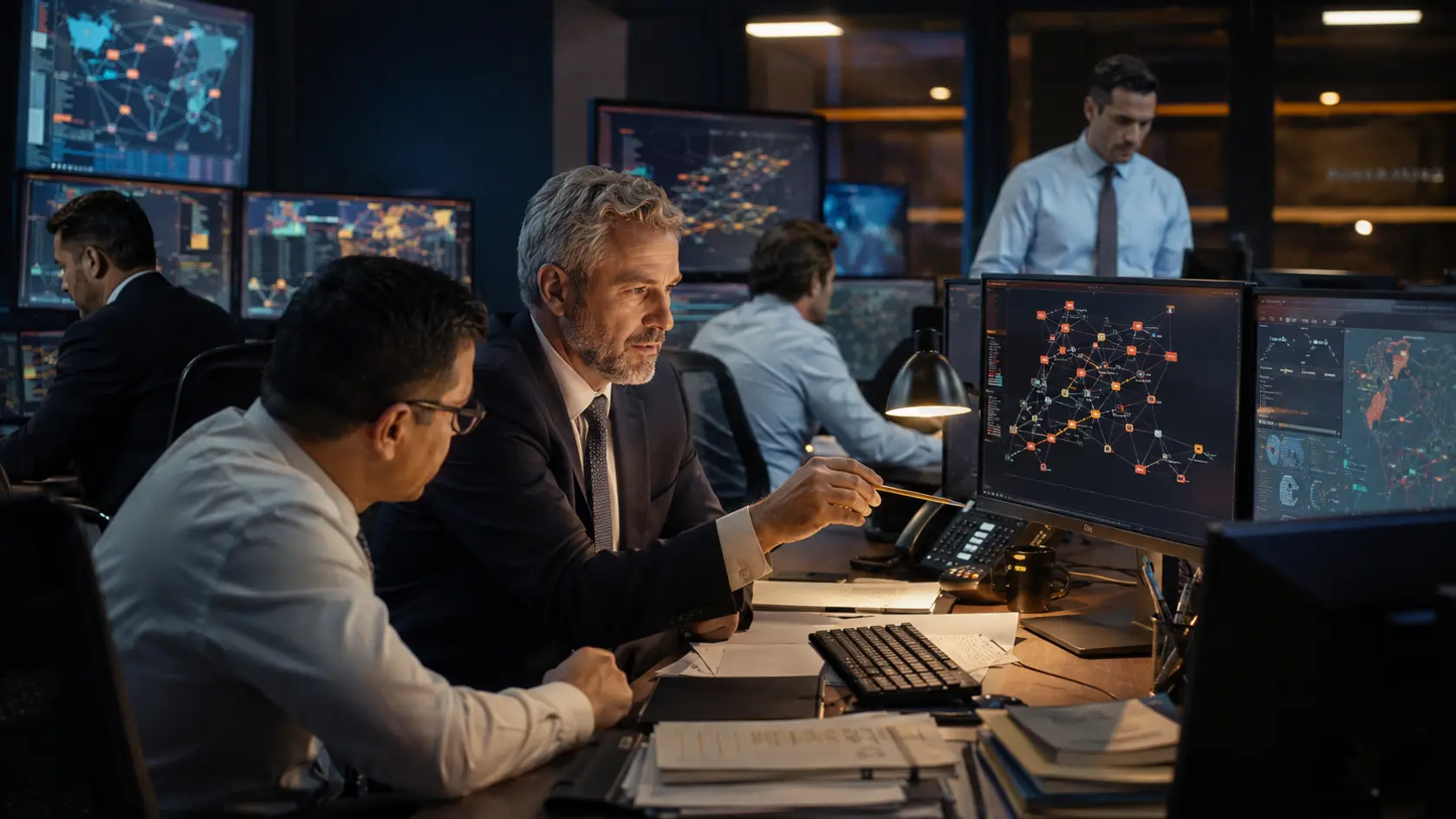 Cybersecurity and Data Privacy counsel reviewing evidence